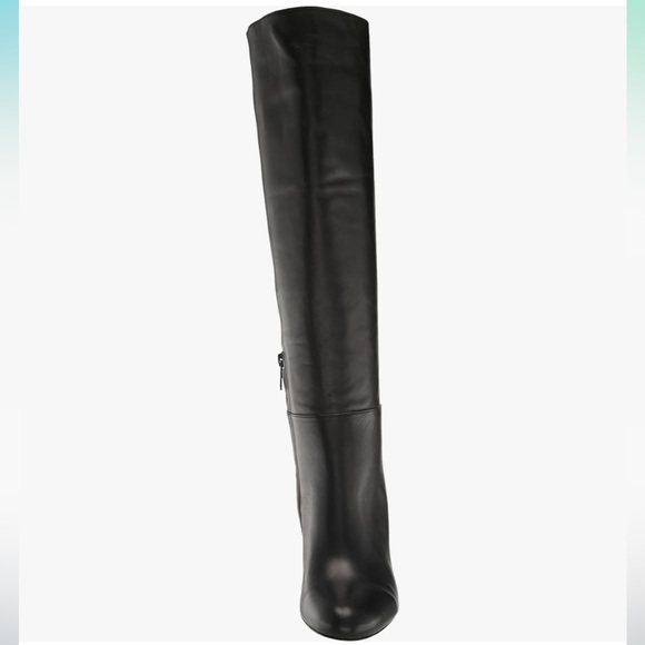 New Sam Edelman Women’s Shauna Knee High Boots in Black Leather Color Size 5 - Picture 7 of 9